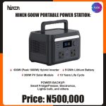 Hinen 600W Portable Power Station