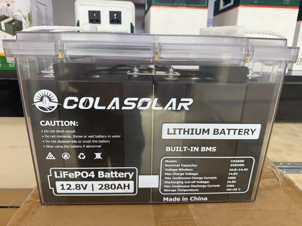 3.6kwh Lithium Battery 12v